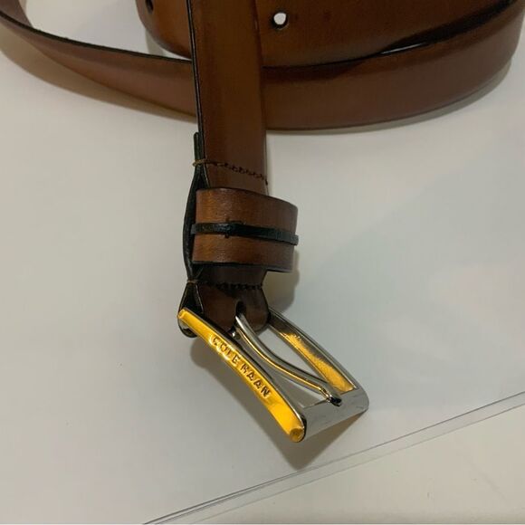 Cole Haan Belt Tan Leather Men's size 36/80 - Picture 4 of 12